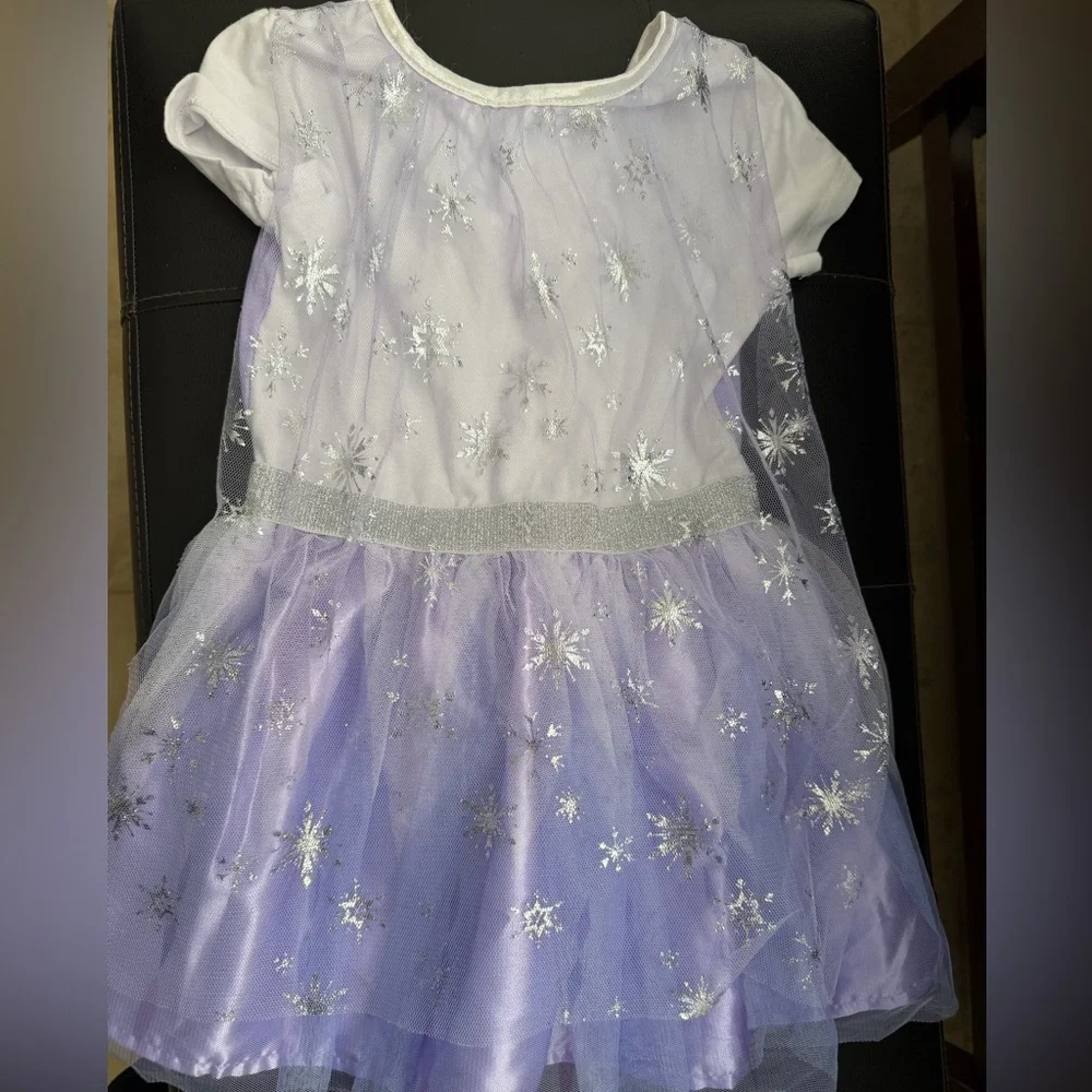 ❄️Disney Frozen Princess Anna Elsa Girls Gown - Picture 4 of 7